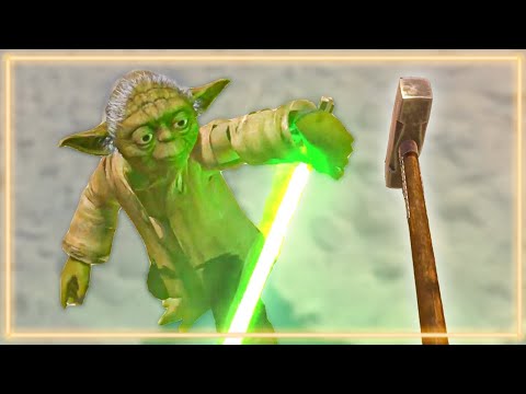 NEVER try to smash Yoda's head! (feat. TheRealGMat) | Blade and Sorcery Star Wars Mod