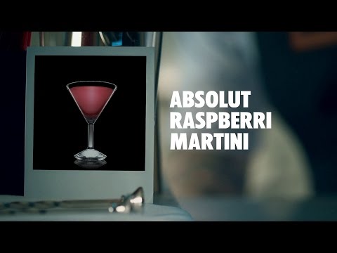 ABSOLUT RASPBERRI MARTINI DRINK RECIPE - HOW TO MIX
