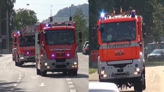 preview picture of video '[A] - EINSATZ- / ALARMFAHRT ||| [Löschzug Feuerwehr Stuttgart vs. Löschzug Feuerwehr Reutlingen]'