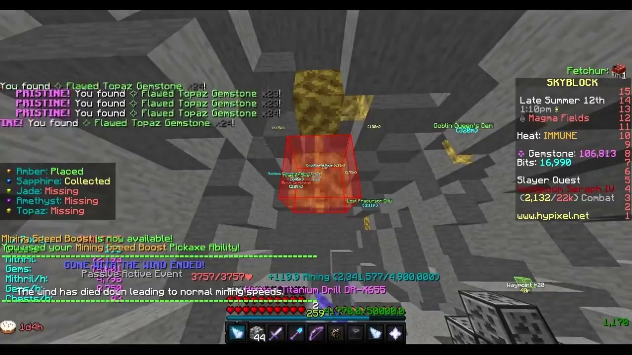 Powder Mining Macro EASY Hypixel Skyblock