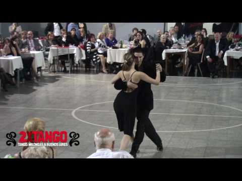  Dante Sanchez  and  Angelica Avalos  are  dancing  to  the  tango  "  El Cencerro  "