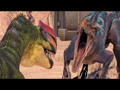 AUSTRALOVENATOR VS MONOLOPHOSAURUS: San Diego Arena!! - Jurassic World Evolution 2