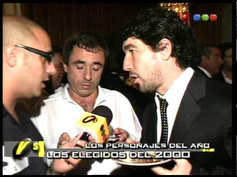 Pablo Granados y Pachu en Los personajes de la revista Gente 2000 - Versus