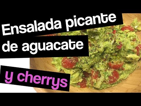 ENSALADA de TOMATE y AGUACATE | Receta Fácil