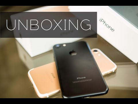 Dual iPhone 7 Unboxing & First Impressions! | NEW Matte Black & Gold iPhone 7 Unboxings!