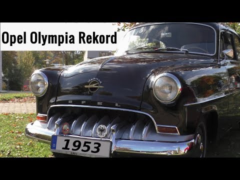 Opel Olympia Rekord 1953 - Motorstart & Sound - Oldtimer - engine start Classic Car
