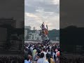 Mumbai Biggest Ganpati Visarjan At Girgaon Chaupati Ganpati Viralvideo Chintamani Support