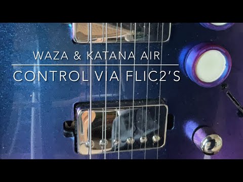 Flic2 MIDI buttons Controlling Katana Air and WAZA Air Wirelessly.
