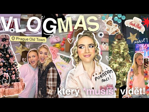 Tenhle VLOGMAS POTŘEBUJEŠ VIDĚT✨🎄👀naladí tě na *vánoční náladu* | Deni Radová