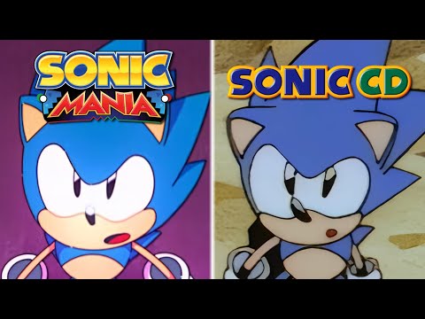 Sonic CD References in Sonic Mania