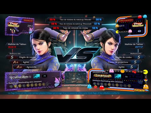 Tekken 7 Marvelous Lili (Zafina) Vs (Zafina) Captain Tyna - Ranked Mirror matches