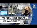 Hilariteit in wasserij: ‘Het ging helemaal los met vaccin-vragen’