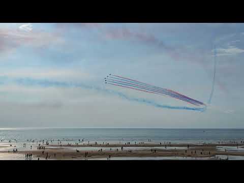 Red Arrows at Blackpool Airshow 2022 Sunday 14/8/22 with audio! 4K.