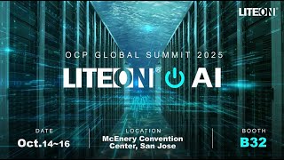 LITEON unveils advanced integrated solutions for data centers at the 2025 OCP Global Summit