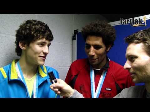 Amanal Petros, Moritz Beinlich und Fabian Gering im Interview by Fartlek TV (Jugend Hallen DM)