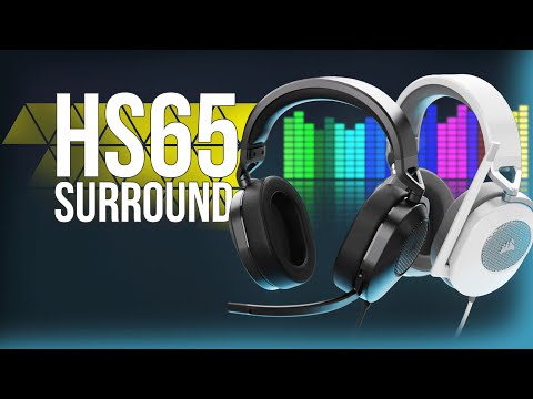 CORSAIR HS65 Surround Gaming-Headset mit Sonarworks SoundID 🎧 🔊
