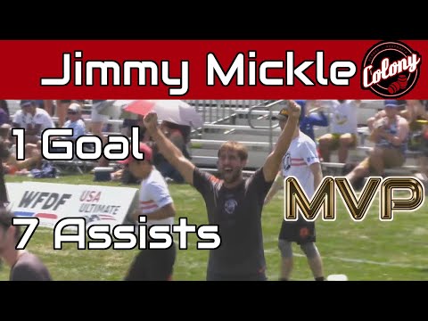 Jimmy Mickle | 1G 7A | MVP Highlights Colony vs. Ring of Fire | World Club Quarters 2018