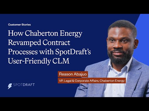Chaberton Energy - Customer Success Story (Reason Abajuo - VP of Legal and Corporate Affairs)