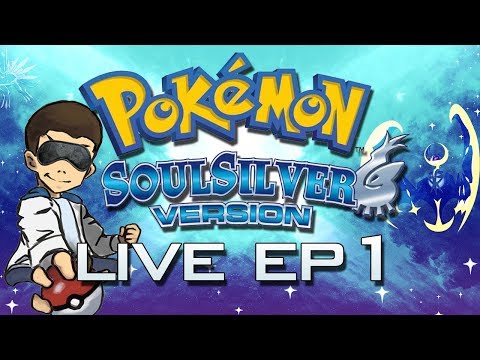 Let's Play Pokémon Soul Silver Playthrough Episode 1 - Live!