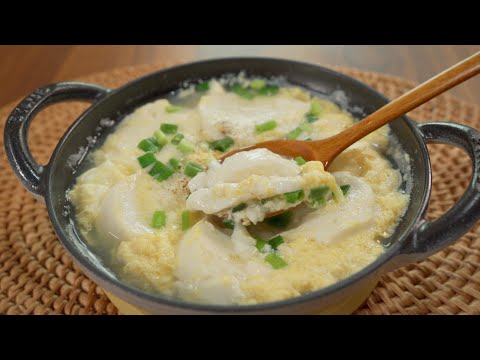 A super simple breakfast that can be made in 3 minutes | Soft tofu egg soup | Korean food