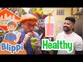 Blippi Makes Organic Smoothies Healthy Eating For Kids Educational Videos For Children