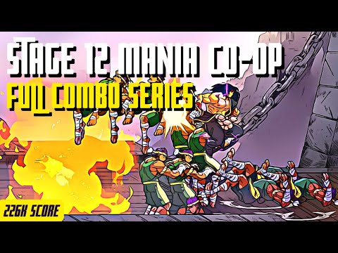 Streets of Rage 4 Mania Stage 12 Full Combo CO-OP Skate 3 Shiva 4 w/ Waternar