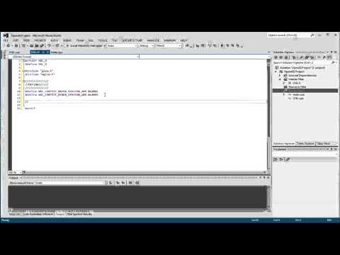 C++ OpenGL 4.0 Tutorial 2 - Initializing OpenGL Part 1