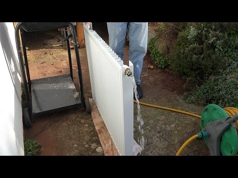 How to flush out a radiator. Improve heat and performance from your radiators