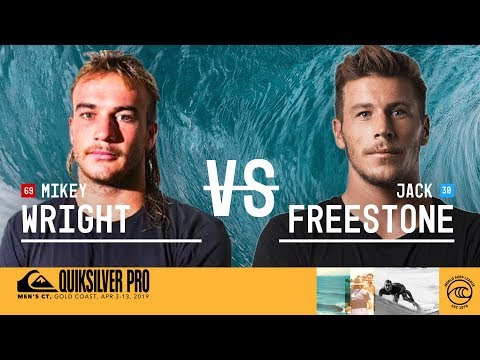 Mikey Wright vs. Jack Freestone - Round Three, Heat 12 - Quiksilver Pro Gold Coast 2019