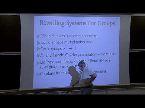 Alexander HULPKE - Computational group theory, cohomology of groups and topological methods 4