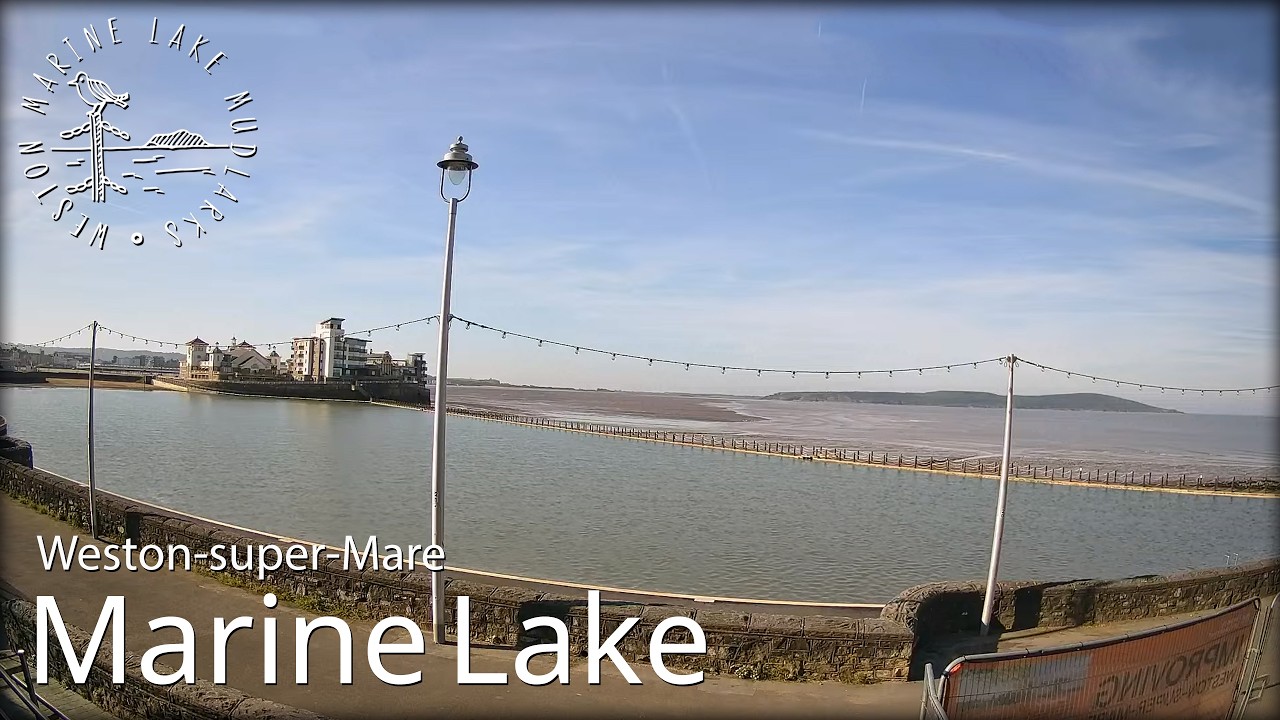 Live webcam view of Marine Lake & Weston Seafront
