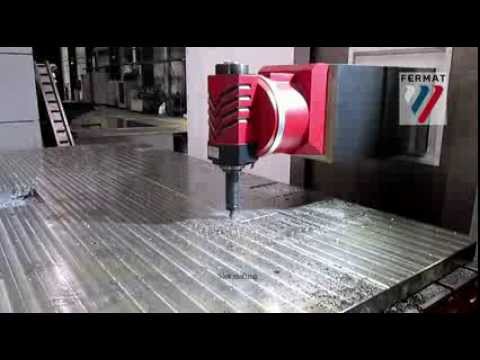 FERMAT Floor Type Horizontal Boring Mill WRF 160 Heavy CNC - Slot Milling/Slotting operation
