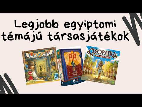 Legjobb egyiptomi témájú társasjátékok - Társasozz Okosan!