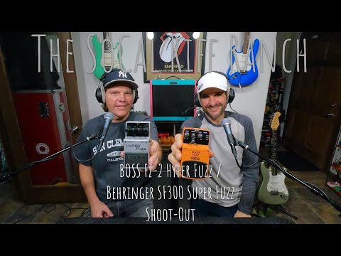 Boss FZ-2 Hyper Fuzz / Behringer SF300 Super Fuzz Shoot-Out