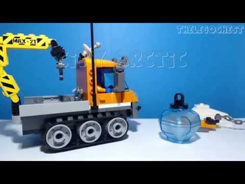 Vidéo LEGO City 60033 : Le véhicule à chenille arctique
