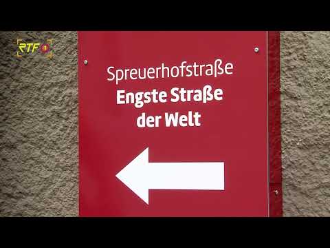 „Engste Straße der Welt“ in Reutlingen wird gesperrt