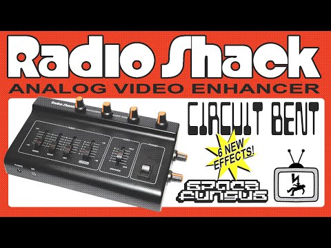 Circuit Bent Radio Shack Video Enhancer (Stark Trek VHS Test)