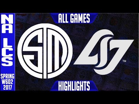 TSM vs CLG Highlights All Games - NA LCS W6D2 Spring 2017 - TSM vs CLG All Games