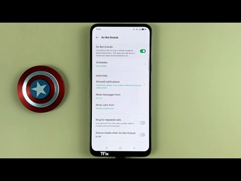 Do Not Disturb on OPPO Reno2 F Android 11