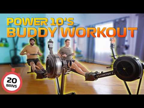 20-Minute Beginner Rowing Workout - 10 Stroke Challenge
