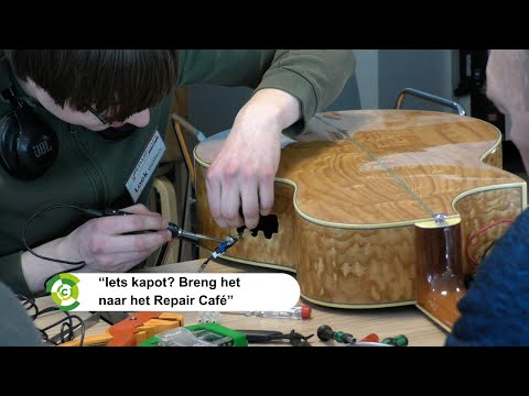 “Iets kapots weggooien hoeft vaak helemaal niet, breng het naar het Repair Café”
