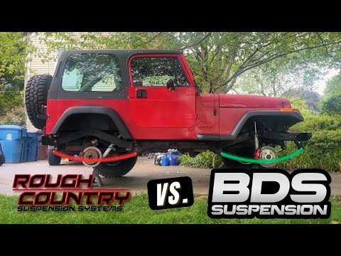 SUSPENSION SHOWDOWN: BDS vs. Rough Country on my Jeep Wrangler YJ