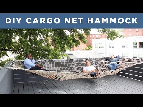 Riesen Hängematte - Große Liegefläche für Dachterrassen
