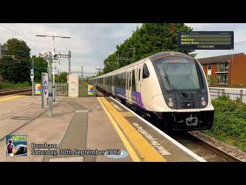 Trains at Burnham 300923 Part 3 4K