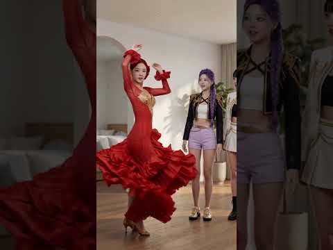 Rumi ,Mira, Zoey join a dance battle. #kpop  #dance