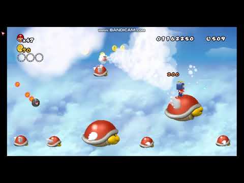 Newer Super Mario Bros Wii Low% Run - C-3 Parabeetle Peril