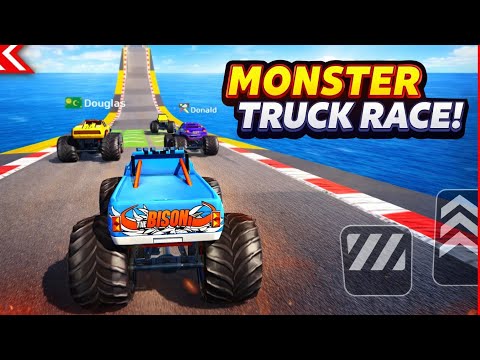 Monster Truck Mega Ramp Impossible Driver - Mega Ramp Car Stunt Master Simulator - Android Gameplay