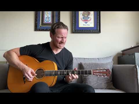 Racketeer Blues by Lonnie Johnson played on a Fraulini Guitar Company Felix model