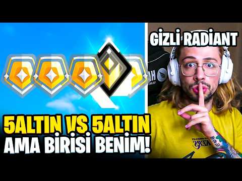 GOLD lobiye GİZLİ RADİANT soktuk! | Valorant