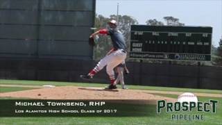 Michael Townsend, RHP, Los Alamitos High School, Pitching Mechanics at 200 FPS